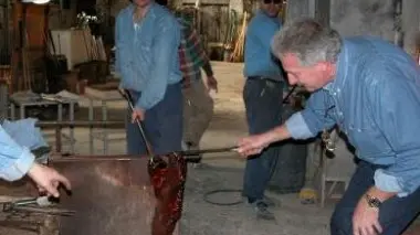 Il lavoro in una fornace di Murano