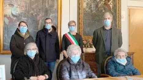 I familiari di Sara Trevisan ricevuti dalla sindaca Andreotti