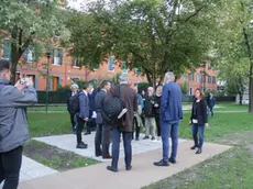 Foto Agenzia Candussi/Chiarin/ Mestre, via Piave/ La commissione parlamentare di inchiestasulle condizioni di sicurezza e degrado delle città e delle periferie visita i giardinetti di via Piave