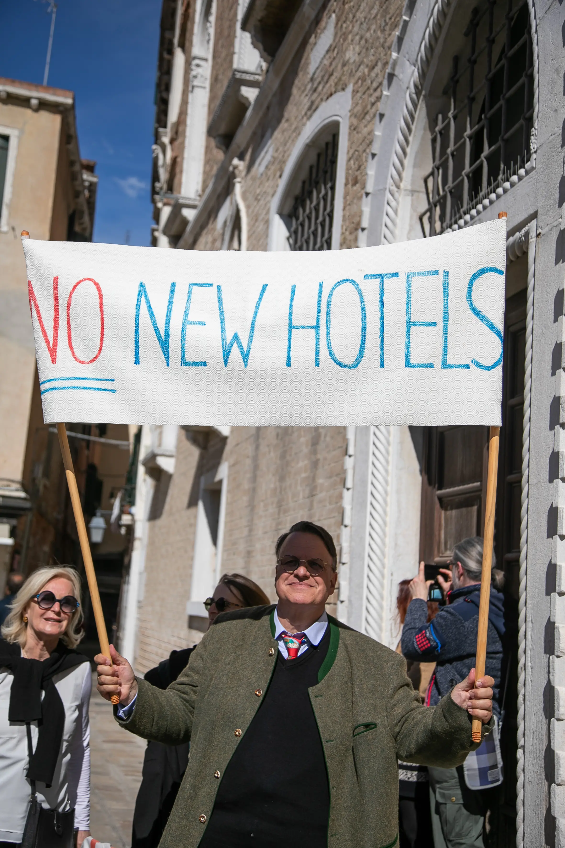 Venezia, sant angelo. 16.4.23 Manifestazione per la salvaguardia di Venezia