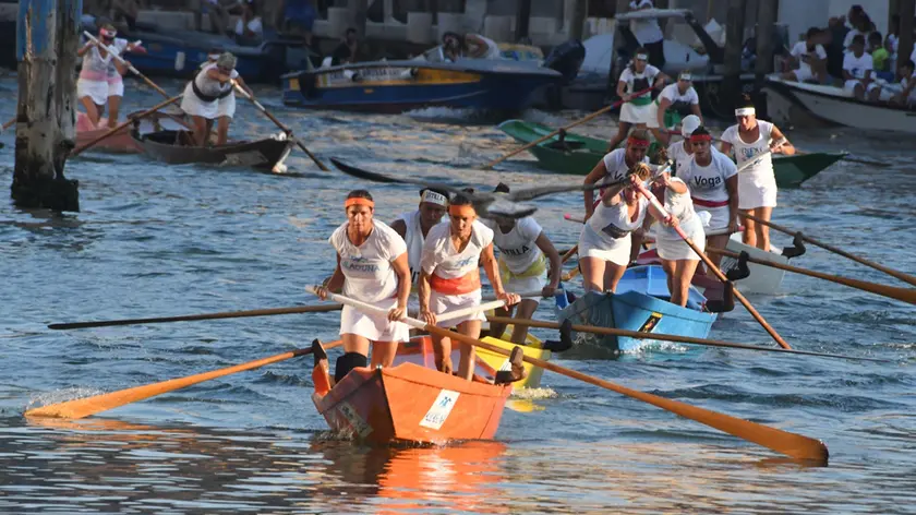 Interpress\M.Tagliapietra Venezia 06.09.2020.- Regata Storica 2020. Regata Donne: 1 Class. Arancio: Ardit Romina, Mao Anna.