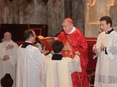 Interpress/gf.tagliapietra. 25.04.2015.- 70°anniversario della Liberazione.Messa del Patriarca Moraglia e il Cardinale Parolin