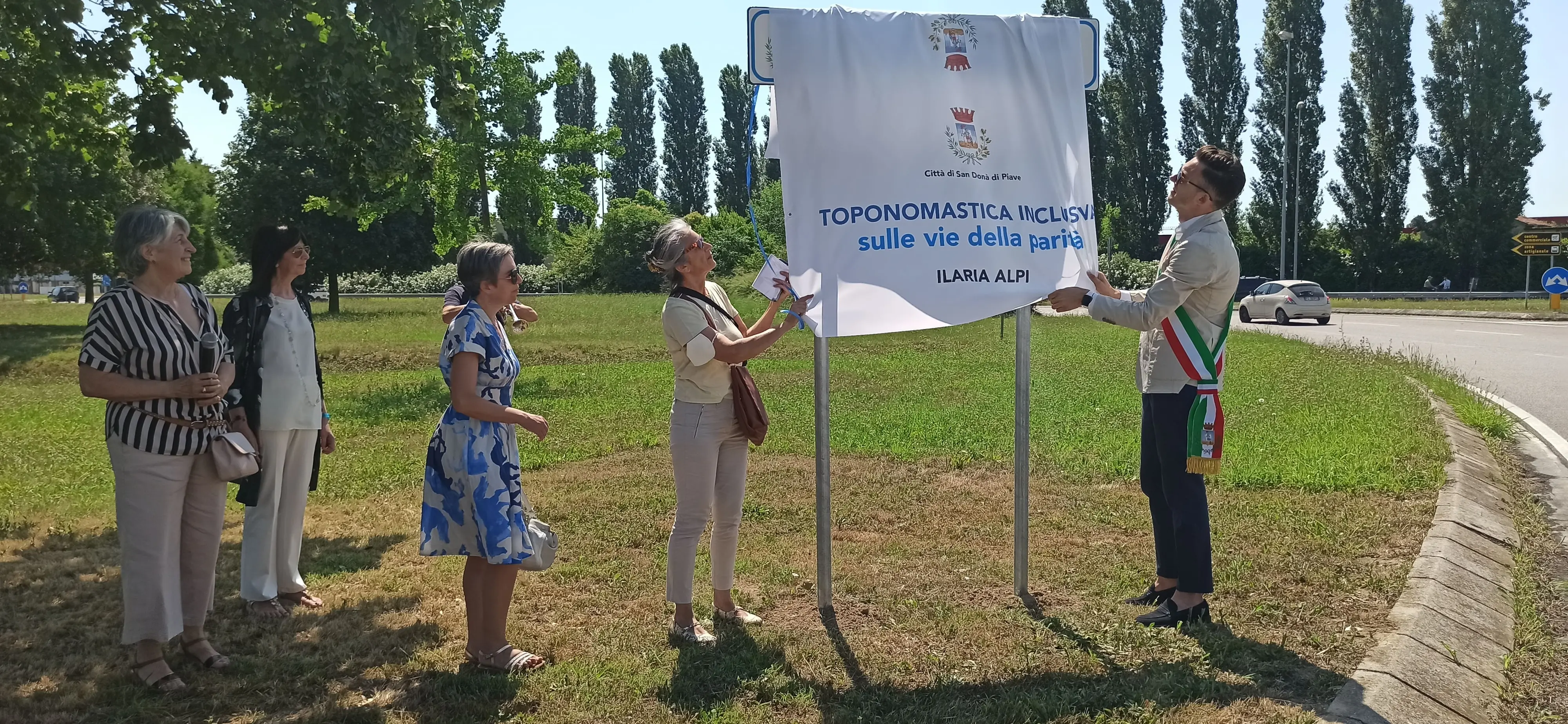 L'omaggio a Ilaria Alpi