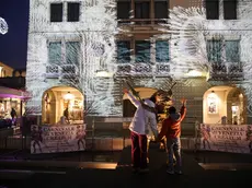 "Le ali di Mestre" spettacolo di luci in piazza Ferretto