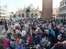 Interpress\M.Tagliapietra Venezia 24.02.2019.- Carnevale. Piazza San Marco.