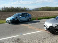 Le due auto incidentate