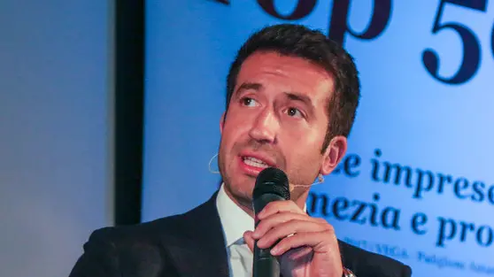 Foto Agenzia Candussi/ Scattolin/ Marghera, VEGA, pad. Antares/ conferenza "Top 500: Le imprese di Venezia e provincia" - nella foto Inti Ligabue, Ligabue spa