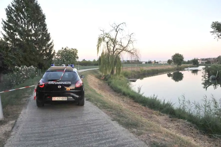 © foto Gavagnin 2013 riproduzione vietata PORTOGRUARO SCANDONE MASSIMO CADE ACQUA E ANNEGA LEMENE CICLABILE