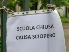 Foto Agenzia Candussi/Scattolin/ Mestre, via Dante/ Scuola Giulio Cesare chiusa per sciopero