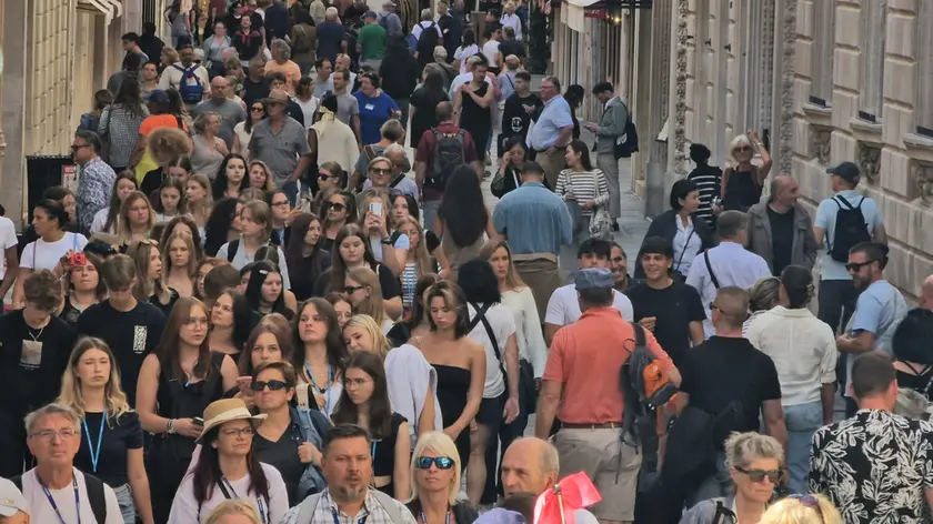 Folla a Venezia, foto di Matteo Tagliapietra / Interpress