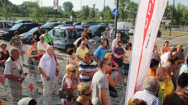 Inaugurazione dell'Interspar presso il centro commerciale Terraglio, Mestre