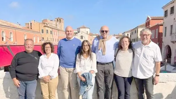 Il comitato promotore di Chioggia Capitale della Cultura 2024. Giuseppe Penzo è il terzo da destra