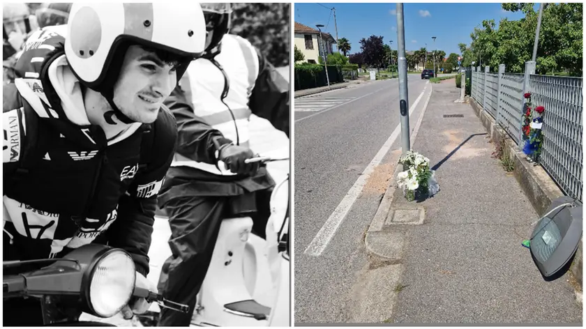Daniele Coccato e il luogo dell'incidente