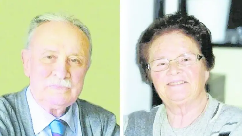 I coniugi Antonio Mariani e Francesca Bandini