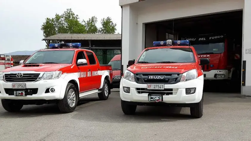 I vigili del fuoco sono intervenuti sul posto