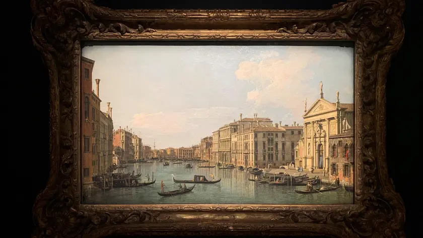 Una delle vedute veneziane che saranno battute all'asta