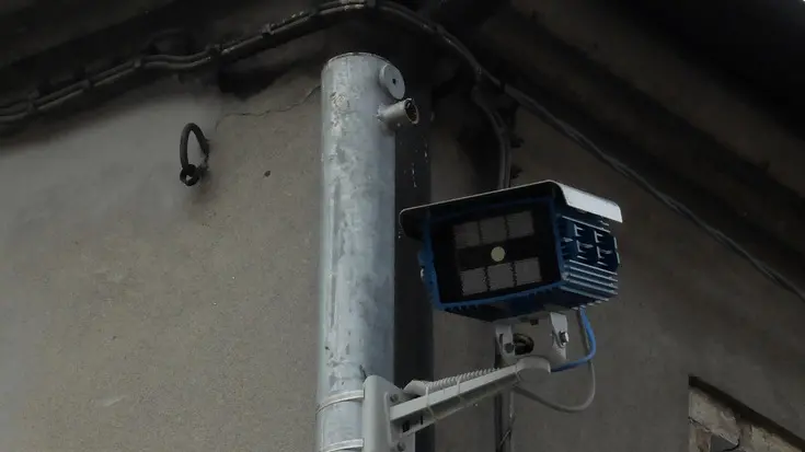 Nuove telecamere per il ZTL in centro a Mestre all'incrocio tra via Manin e via Torre Belfredo