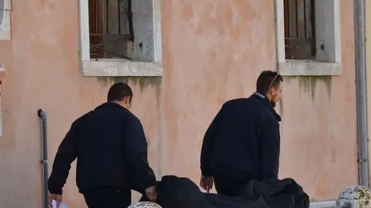 Interpress/ GF.Tagliapietra.25.09.2018- Rio delle Burchielle Santa Croce. Anziana morta in casa .