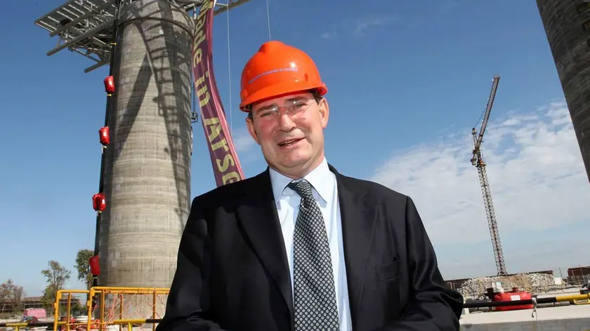 03/10/08 - INAUGURAZIONE ALL'ARSENALE DELLE STRUTTURE DI ORMEGGIO PER IL RIGASSIFICATORE 'ADRIATIC LNG' DI PORTO LEVANTE - GIANCARLO GALAN