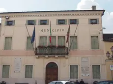 Porcile Lorenzo /Piazza Martiri della libertà, Mirano/Morsego/ vedute della piazza e del muniucipio di Mirano