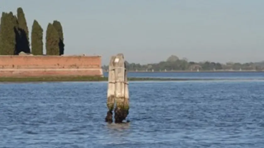 La secca tra le fondamente Nuove e l'isola del cimitero