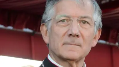 Interpress/Mazzega Venezia, 03.09.2017.- Regata Storica , Il Patriarca Moraglia con il Sindaco Brugnaro