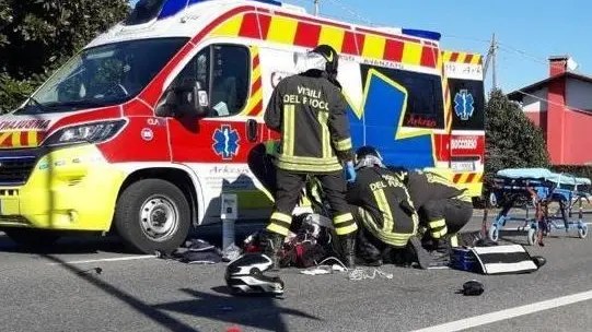 I pompieri hanno rianimato l'uomo