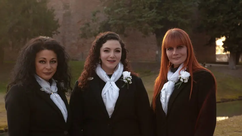 Da sinistra Rosalia Pisano, Deborah Olivo e Sonia Liberalesso, le titolari dell’impresa Seraphim Noale