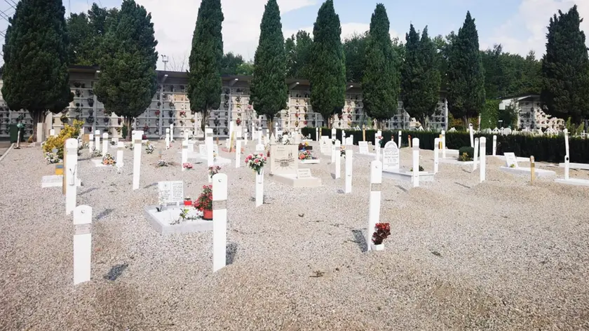 La parte del cimitero di Marghera riservata ai fedeli di religione islamica