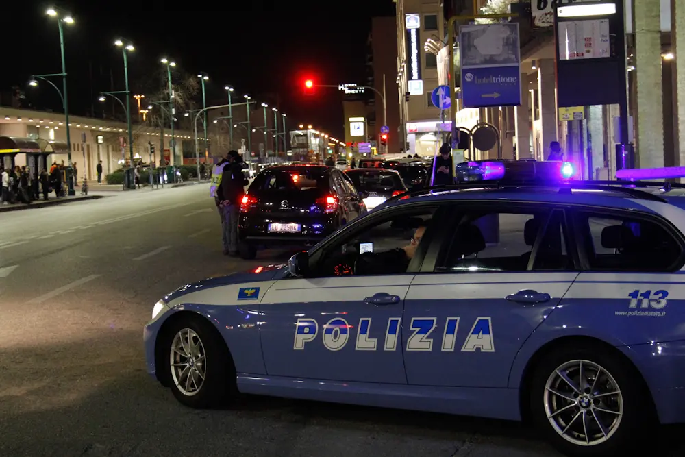 Polizia alla stazione di Mestre