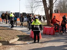 agenzia Candussi, giornalista Furlan. Nuovo cantiere in via del Miglio, vicino scuola Stefanini, Mestre.