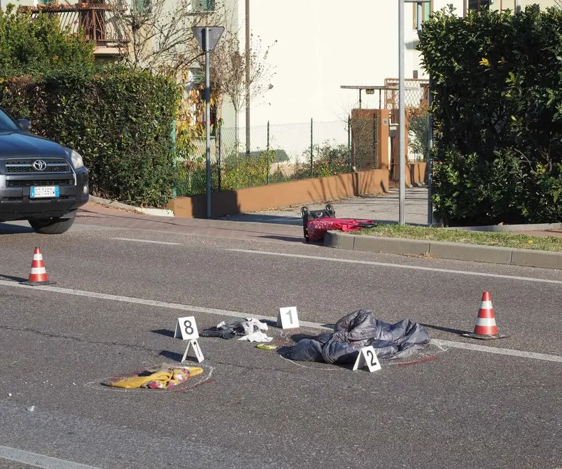 Fotoagenzia Candussi / Mion / SR245, Trevignano / incidente su strisce pedonali