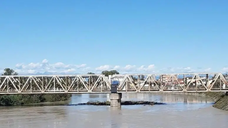 Il Tagliamento ingrossato