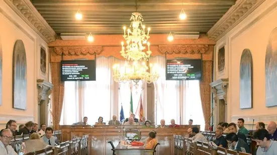 INTERPRESS/TAGLIAPIETRA. CONSIGLIO COMUNALE "NO GRANDI NAVI".-