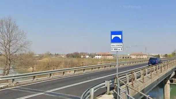 Il ponte della Provincia sulla statale 14 Triestina