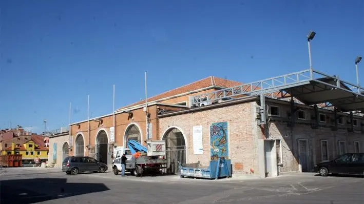 Baschieri mph05b Elisabetta Donaggio..Chioggia: degrado del mercato ittico all'ingrosso