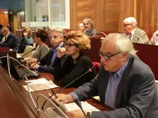 Foto Agenzia Candussi/ Baschieri/ Mestre, municipio/ Incontro di discussione sul tema "Riflessioni sul commercio nell'area centrale di Mestre"