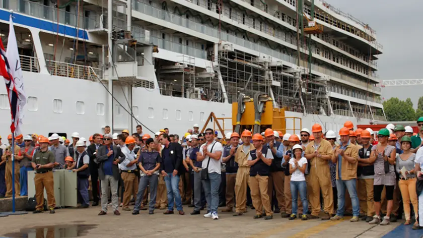 varo nave Viking Star presso Fincantieri, Marghera