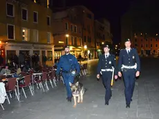 Interpress/Mazzega Venezia, 20.04.2016.- Polizia Locale, Controlli in Campo Santa Margherita