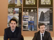 Interpress/M.Tagliapietra Venezia 20.02.2017.- Presentazione e firma Digital Management. Università di à Foscari e H-Farm. Da sx Riccardo Donadon, Rettore Michele Bugliesi, Prof.ssa Anna Comacchio.