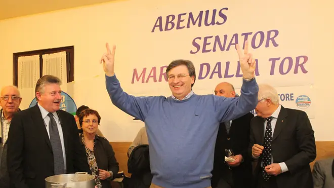Festeggiamenti del PDL e di Mario Dalla Tor alla trattoria Da Ugo a Campalto