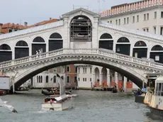 Interpress/M.Tagliapietra Venezia 15.07.2016.- Luigi Brugnaro e Renzo Rosso, andamento dei lavori di restauro del ponte di Rialto