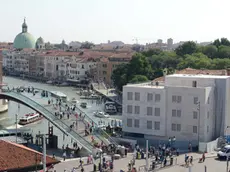 Interpress/M.Tagliapietra Venezia 06.08.2015.- Il "Cubo" dell'Hotel Santa Chiara a Piazzale Roma.