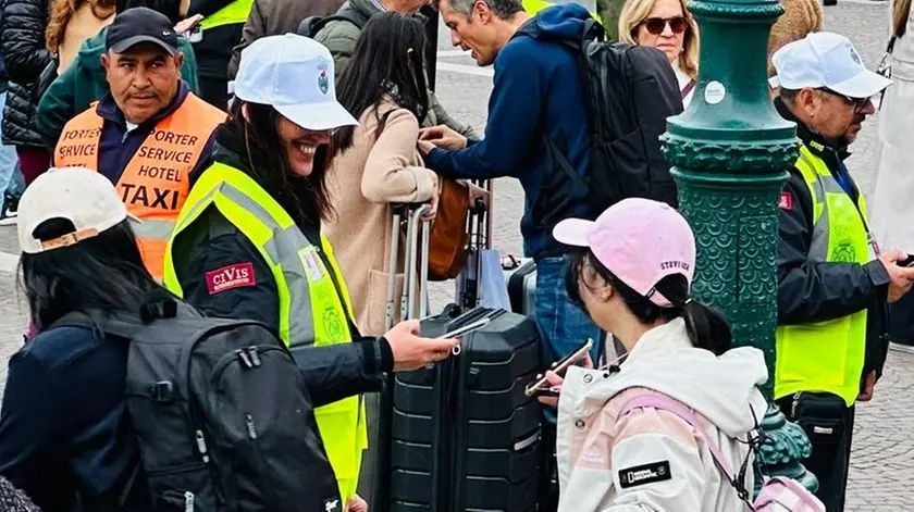 Gli addetti al controllo dei ticket