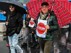 IL CORTEO DELLA MANIFESTAZIONE NO GPL LUNGO LE STRADE DI CHIOGGIA