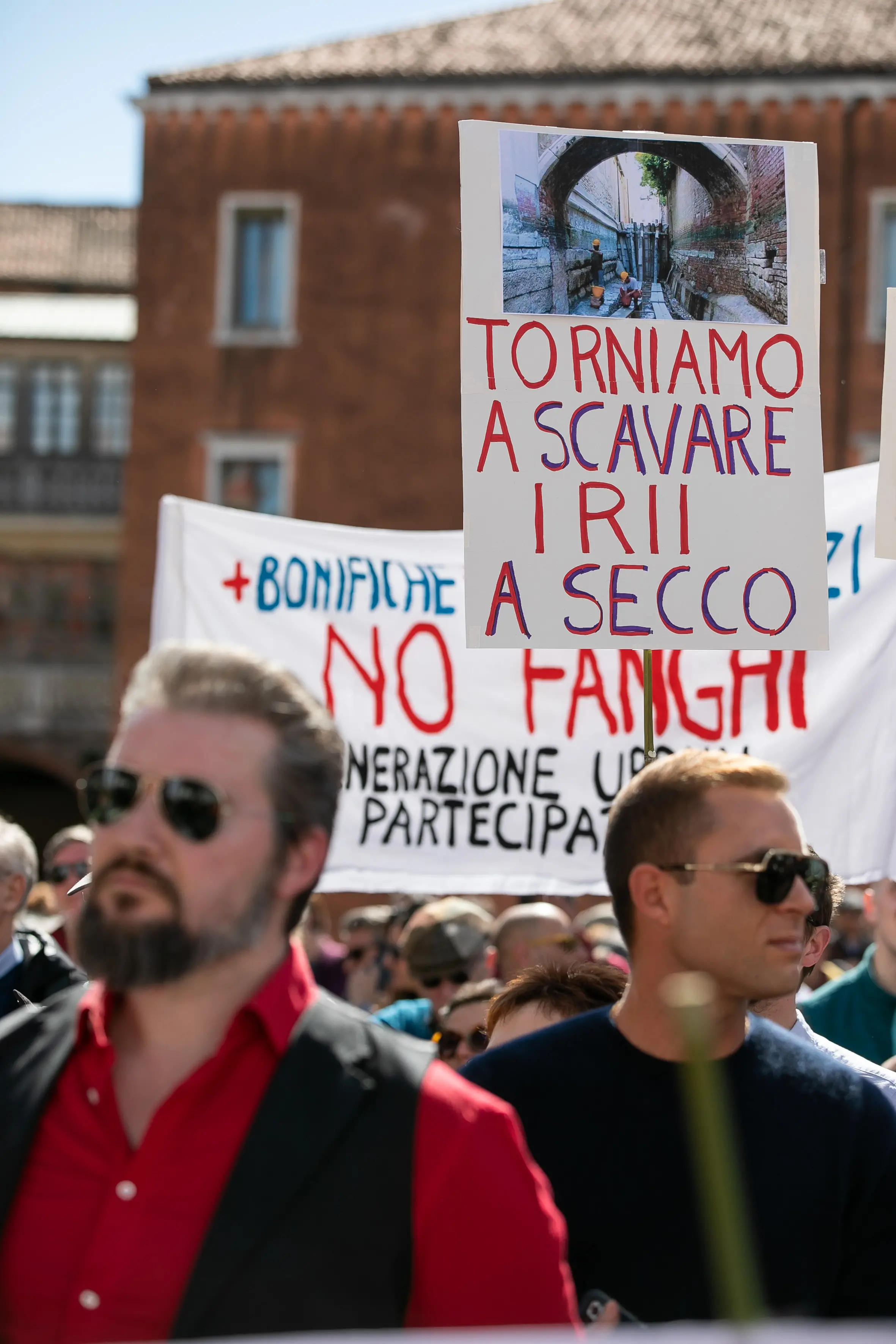 Venezia, sant angelo. 16.4.23 Manifestazione per la salvaguardia di Venezia