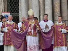 Interpress/Gf.Tagliapietra. 13.12.2015.- BASILICA DI SAN MARCO, APERTURA DELLA PORTA SANTA.