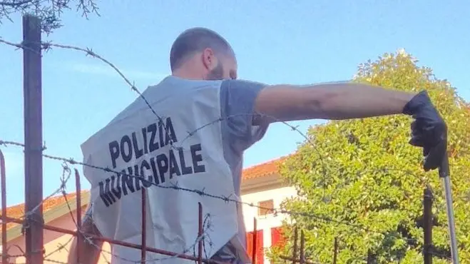 L'intervento della polizia locale