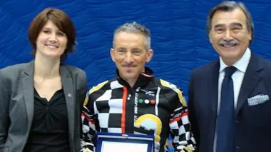 PREMIAZIONE. Enrico Lazzaro (categoria Gentleman) vincitore assoluto a San Donà