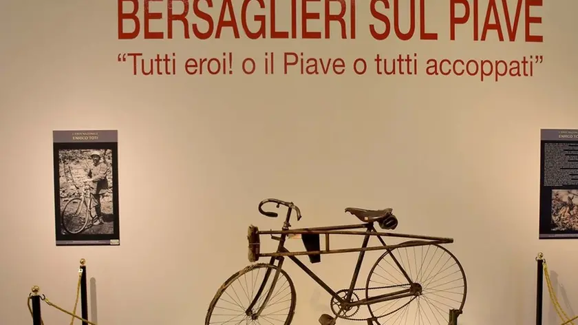COLUCCI - DINO TOMMASELLA - SAN DONA' DI P. - PIAVE 2018 - MOSTRA "BERSAGLIERI SUL PIAVE" - LA BICICLETTA DI ENRICO TOTI